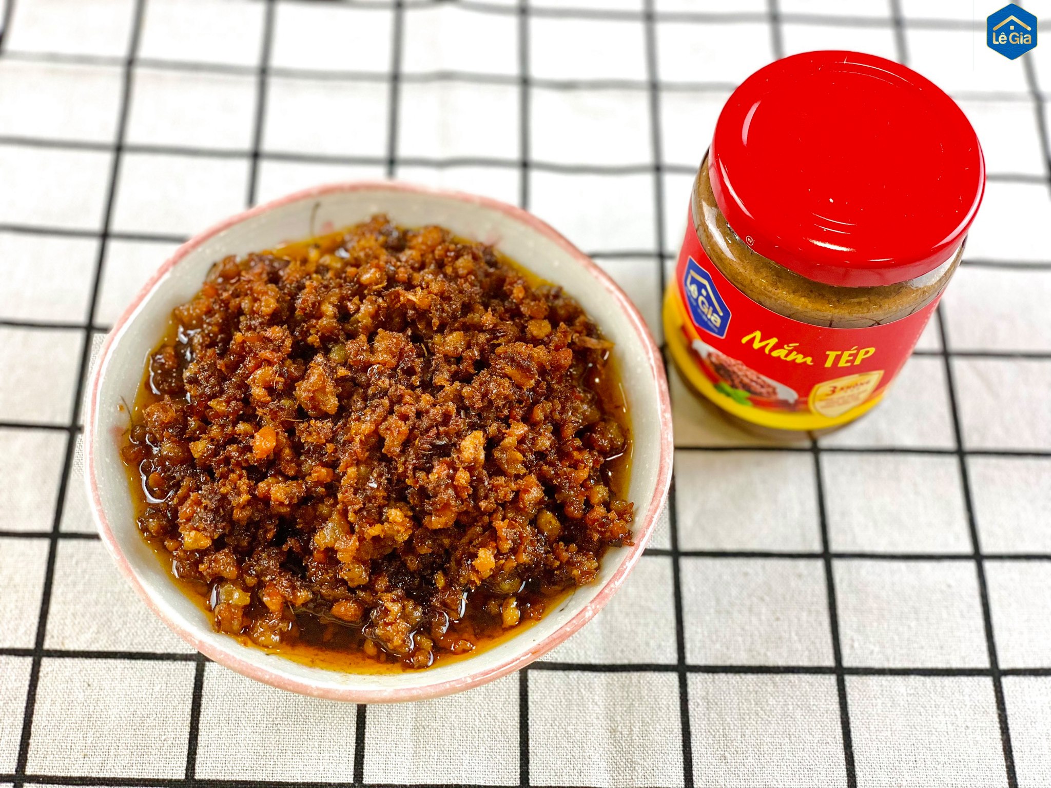 Combo 02 hũ Thịt chưng mắm tép Lê Gia