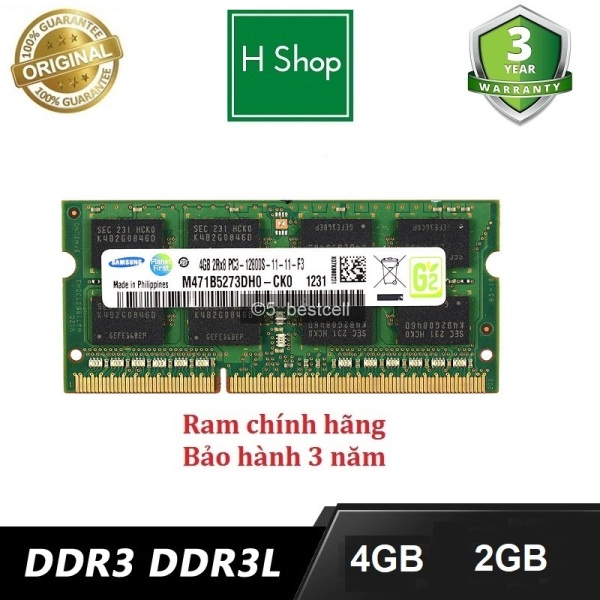 Ram Laptop DDR3L 4Gb bus 1600 - 12800s và các loại khác, bảo hành 3 năm
