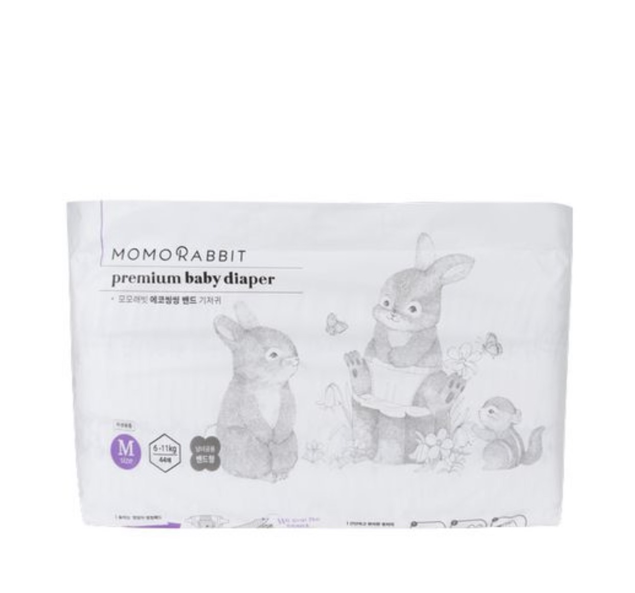Bỉm Dán  Momo Rabbit Nội Địa Hàn Đủ Size
