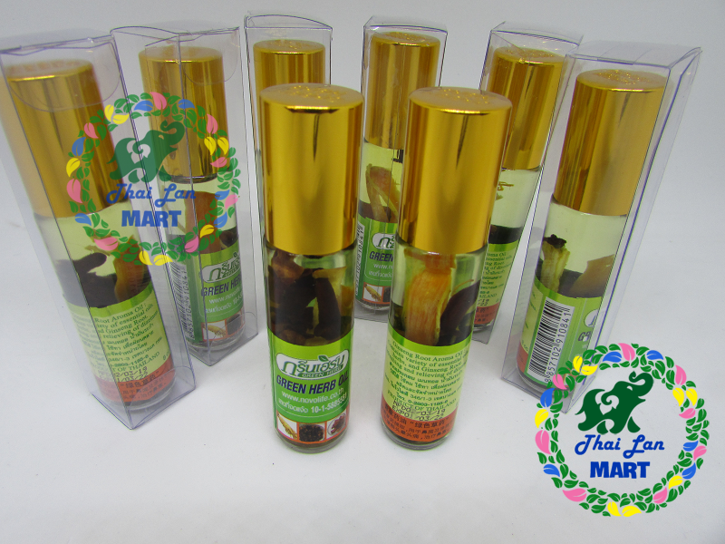 Dầu Nhân Sâm Ginseng Green Herb Oil Thái Lan - 8ml
