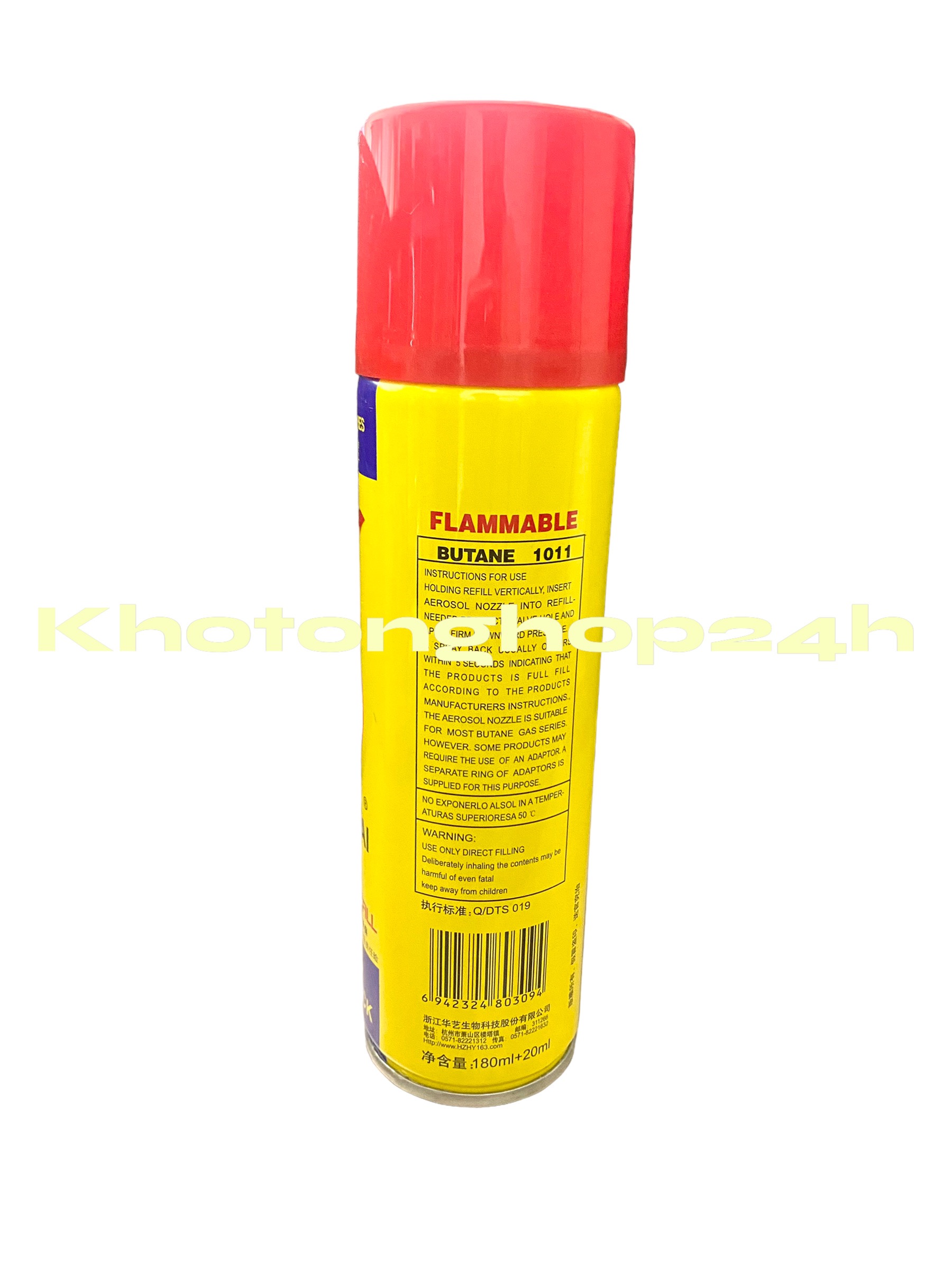 Gas Bật lửa Hộp quẹt 200ml - Khotonghop24h
