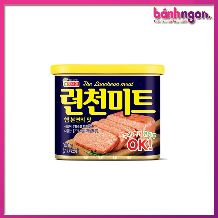 Thịt Hộp Lotte The Luncheon Meat Hàn Quốc 340g