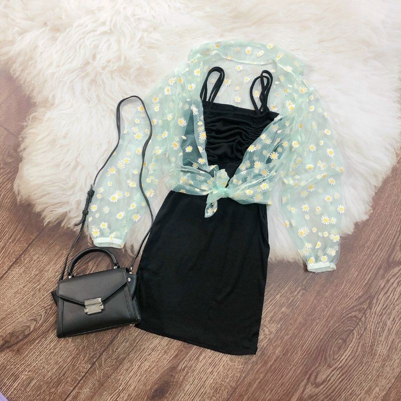 [HCM]Đầm Hai Dây  Body