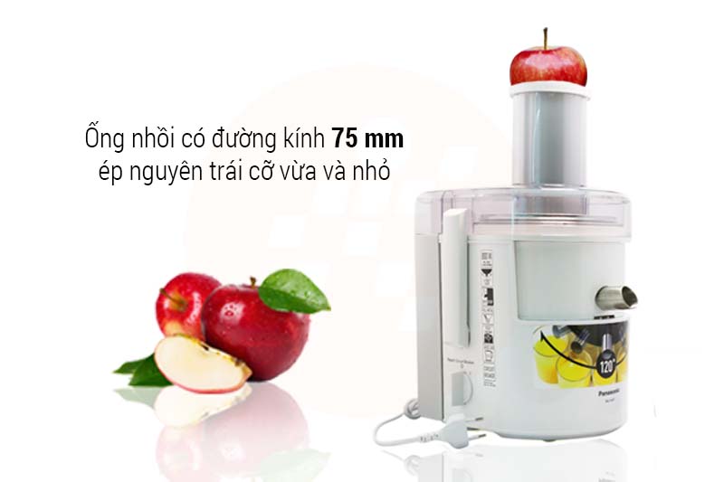 Máy ép trái cây Panasonic (Nhật Bản) MJ-SJ01WRA 800W (Mới 100%, bảo hành chính hãng 12 tháng)