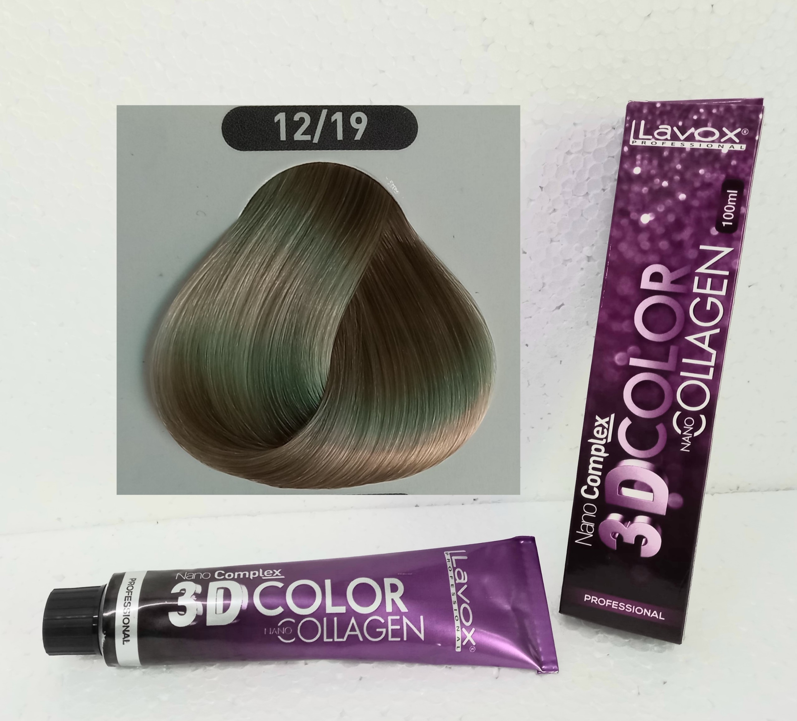 Nhuộm tóc lavox màu trà sữa (TẶNG KÈM OXY TRỢ NHUỘM) nhuộm Lavox tím 3D Collagen hot trend color