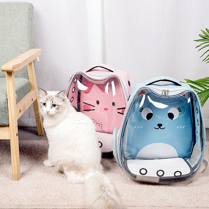 [HOÀN TIỀN 10%]Balo phi hành gia trong hình Mặt mèo - CutePets