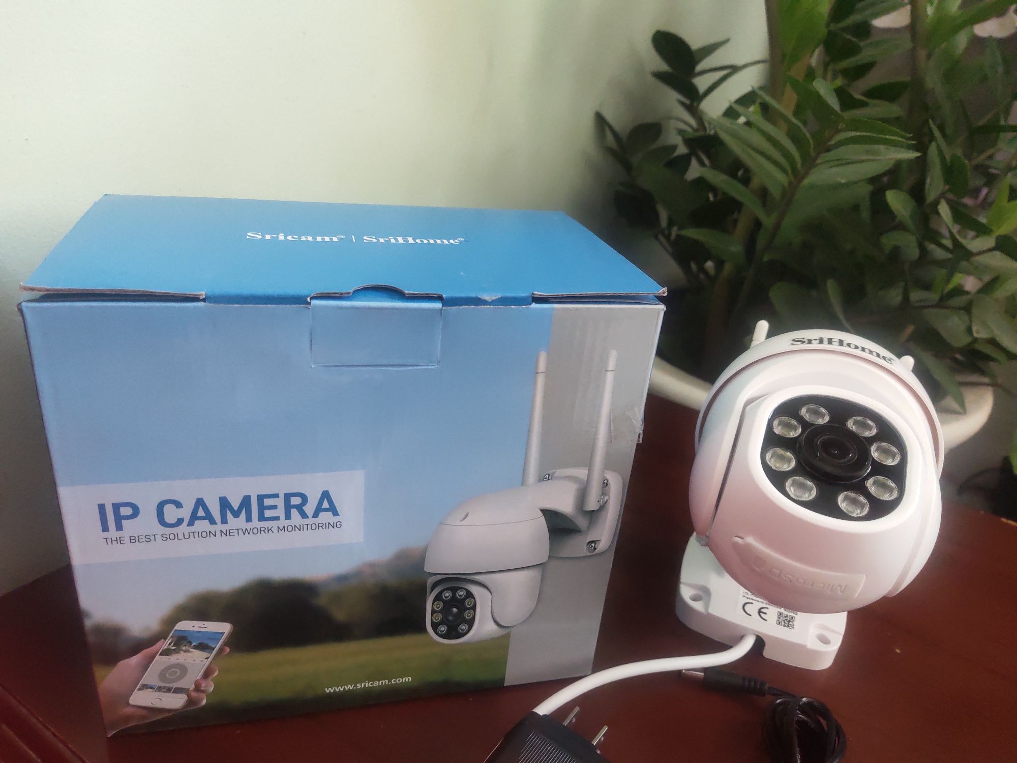 [HCM]Camera ngoài trời Srihome SP028 xoay 360 độ