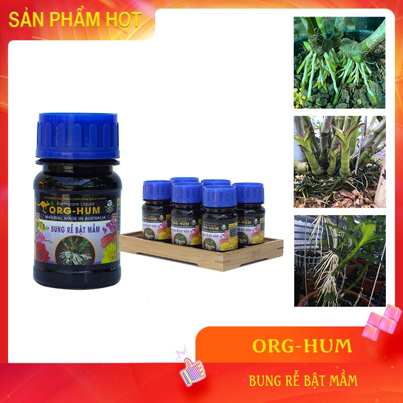 Phân bón lá dạng nước ORG - HUM thay thế Humic 322, dạng nước 100ml