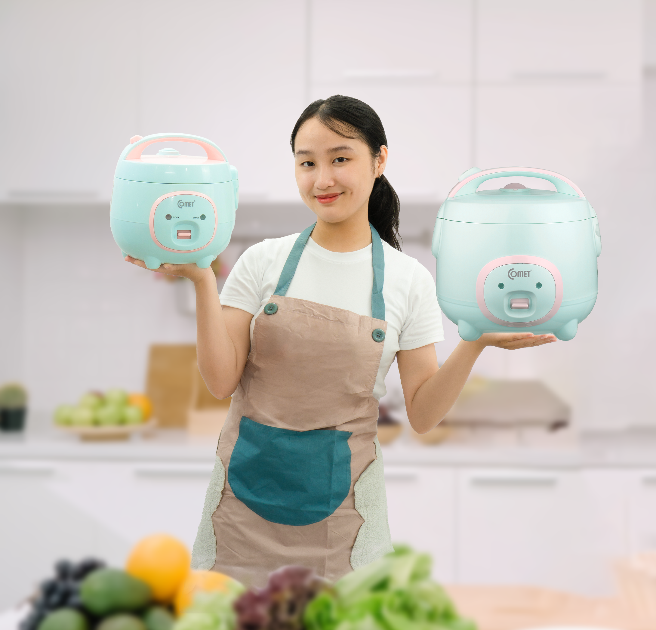 Nồi cơm điện Mini Comet - CM8006
