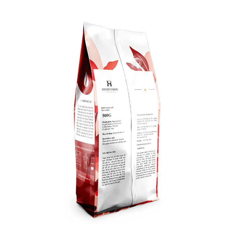 Cà phê hạt pha máy Heritage Hành trình H3678 Túi 500gr