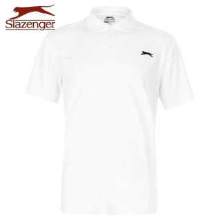 Áo Thun Polo Nam Slazenger Golf Solid màu White - Hàng size UK thumbnail