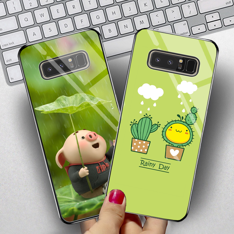 Ốp SAMSUNG NOTE 8 mặt kính gương bóng