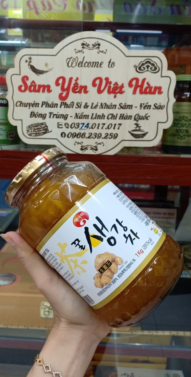[HCM]MẬT ONG GỪNG HÀN QUỐC - HŨ 1KG