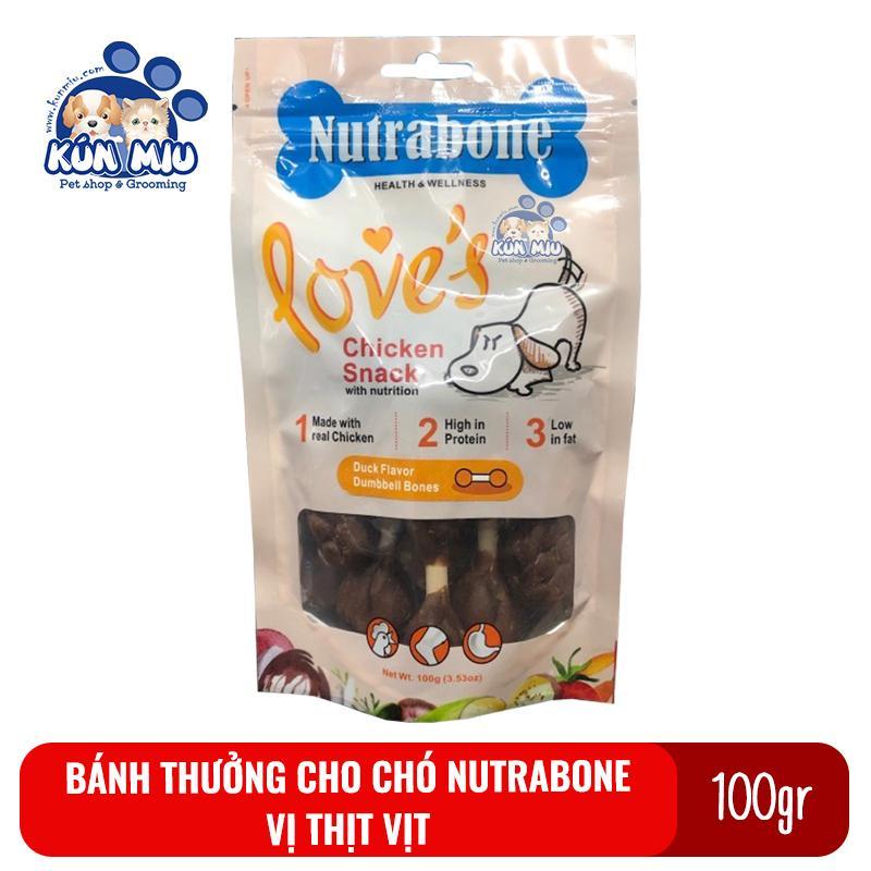 Bánh thưởng cho chó Nutrabone 100gr vị thịt vịt - Duck Flavor
