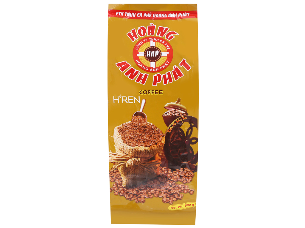 Combo 2 bịch Cà phê H"ren Hoàng Anh Phát số 1 500g (màu vàng 1 kg)