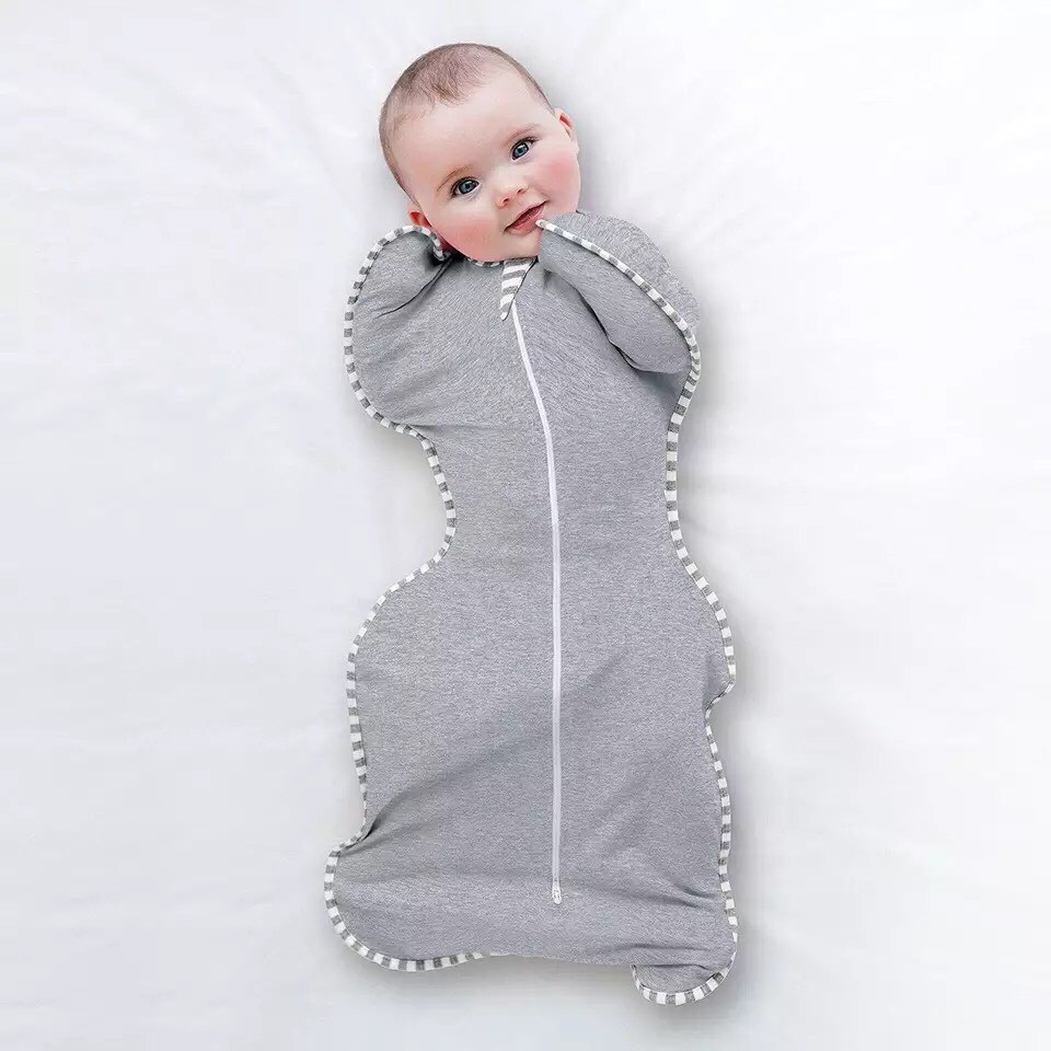[HCM]Ủ kén ngủ kéo khóa cotton cho bé