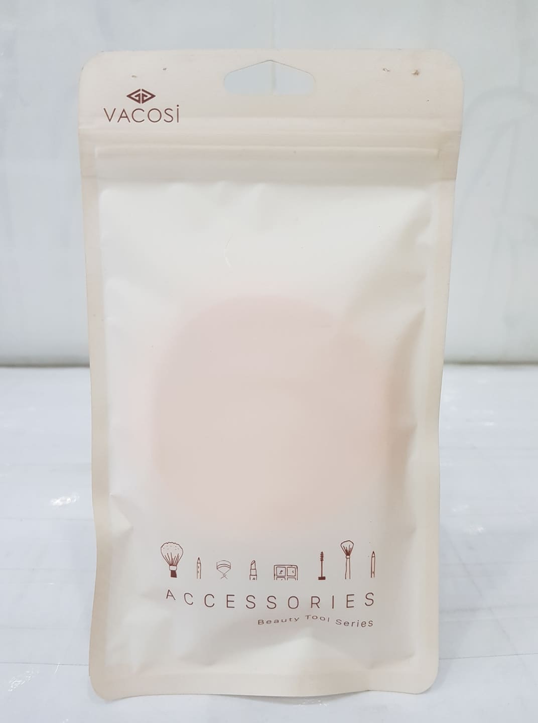 Bông Phấn Ướt Tròn Lớn BP05 VACOSI Hàn Quốc