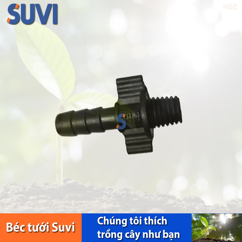 Nối 8 ly có ren con ngoài bb nrc 8