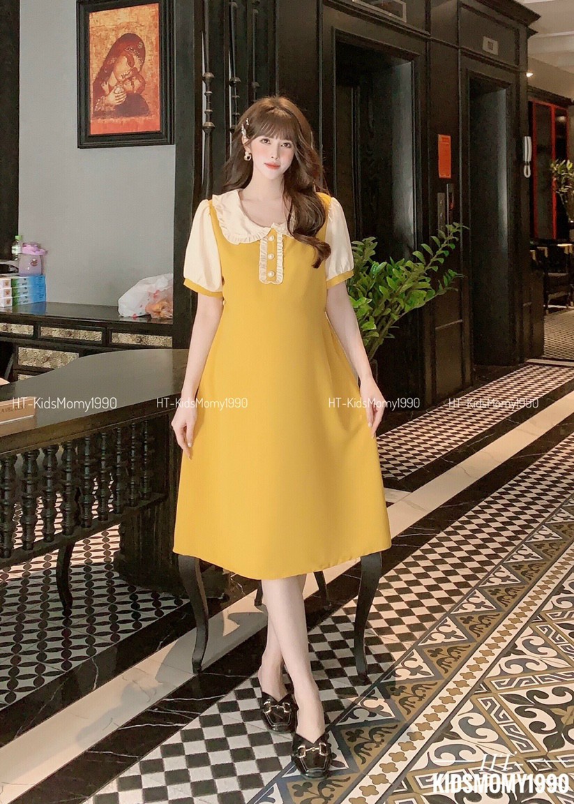 Đầm Bầu Váy Bầu Mùa Hè Sang Chảnh Họa Tiết Hoa Nổi Cổ Tròn Công Sở Đi Chơi Dự  Tiệc Đẹp HD2896 Honey Mommy | Shopee Việt Nam