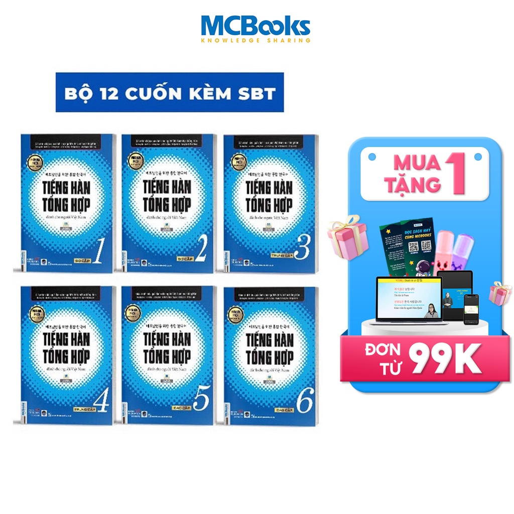 McBooks-combo 6 books-Korean version of the book for Vietnamese people