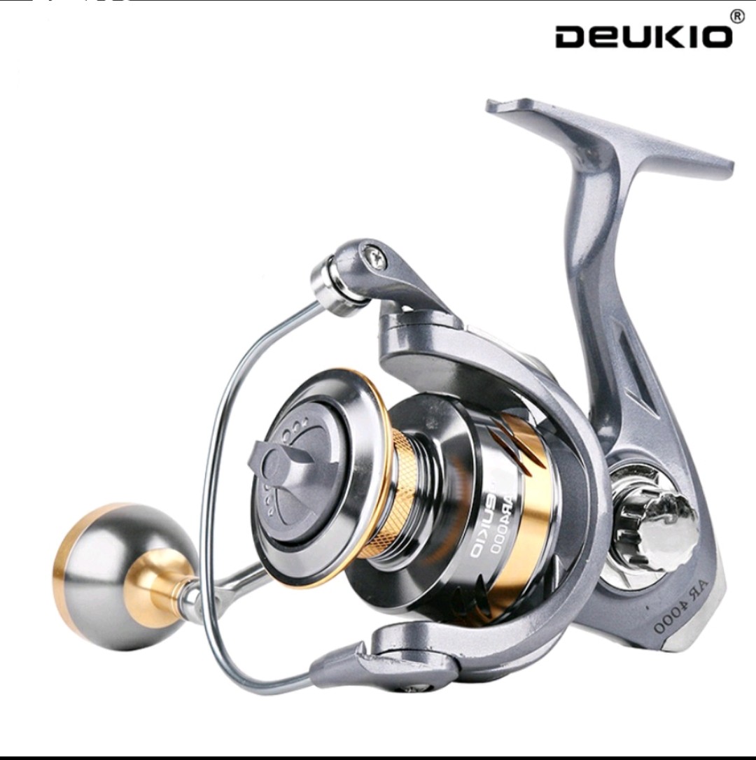 Máy câu - máy câu cá kim loại deukio ar size từ 2000-7000 câu lục câu lure và lăng xê ar