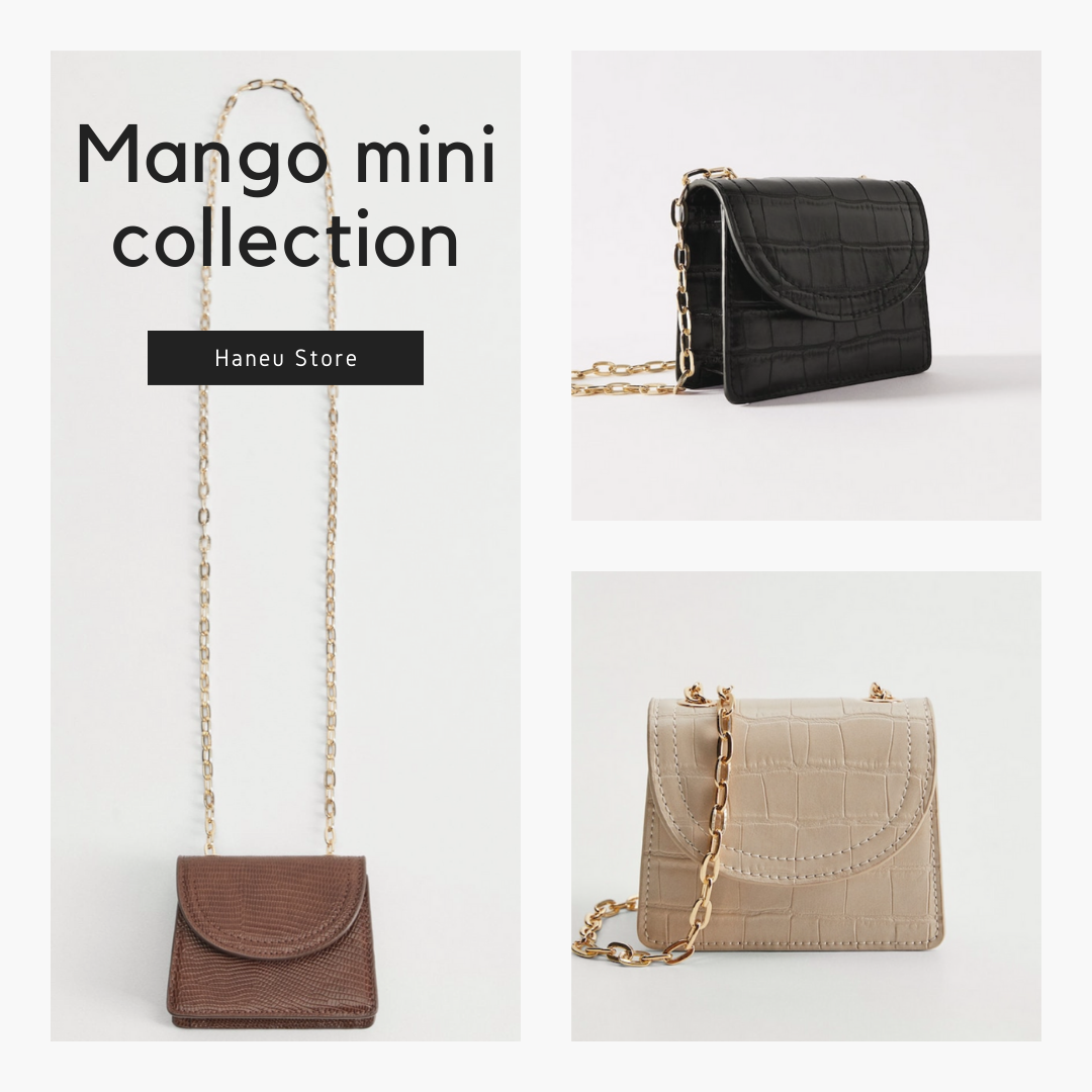 Túi Mango mini Auth store Germany (fullbill và ảnh thật)