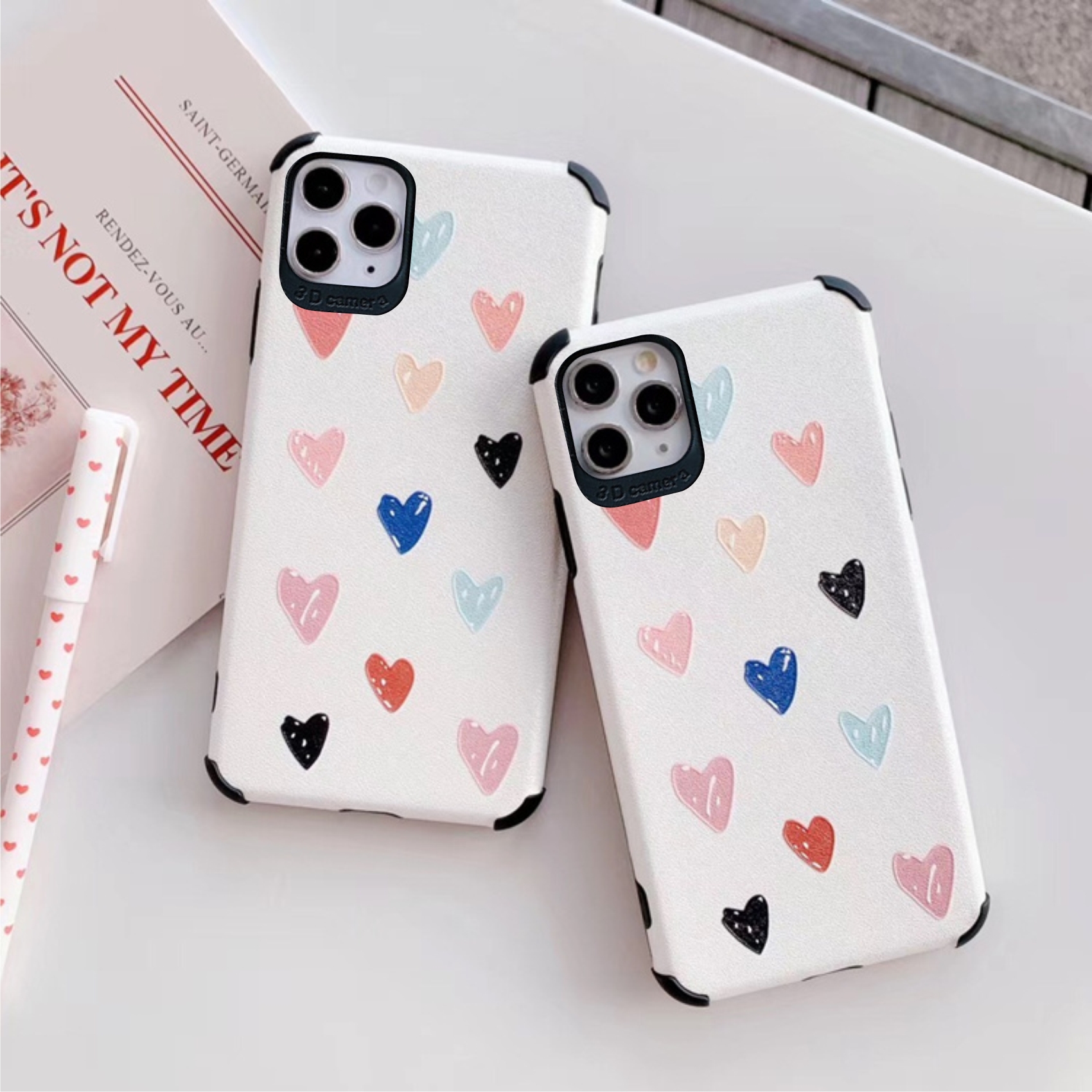 Ốp Lưng Da IMD Heart