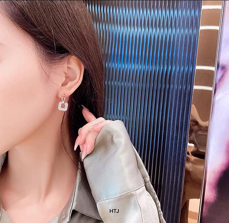 Bông tai bạc thời trang chất liệu bạc s925 MS07s
