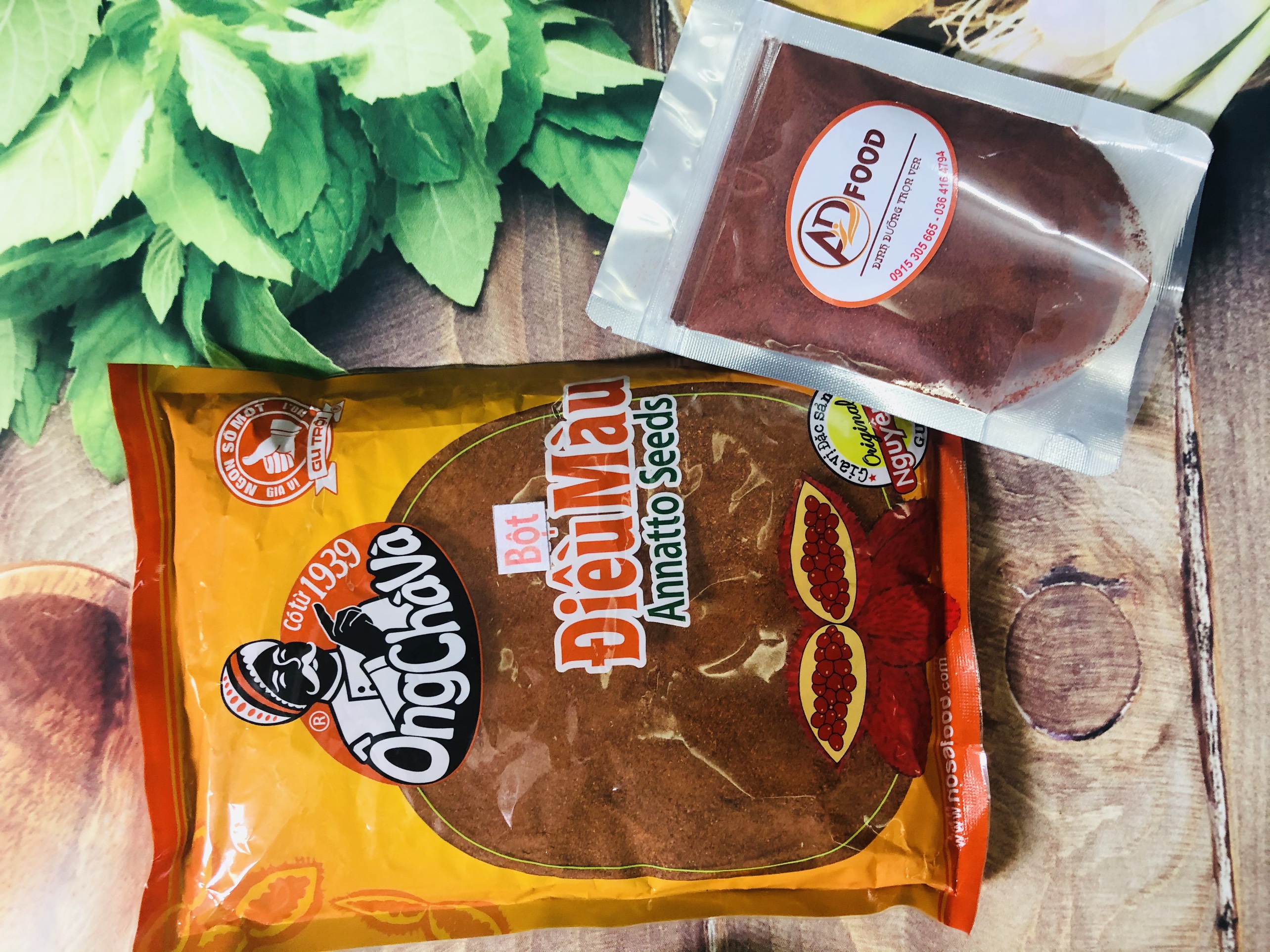 Gói 100g bột điều màu - doanvat_hangduong