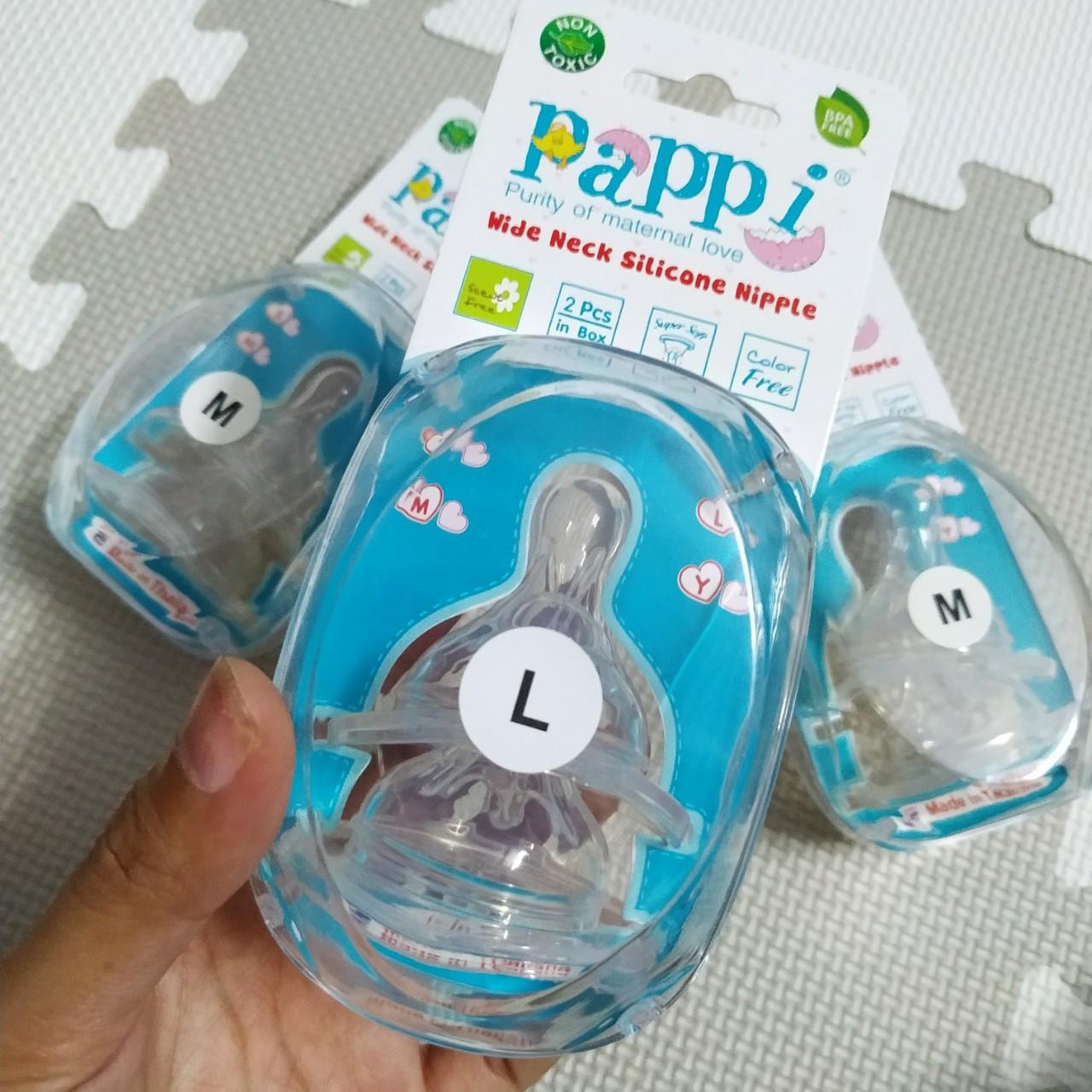 [HCM]Núm Ti Cổ Rộng Siêu Mềm Pappi size S M L