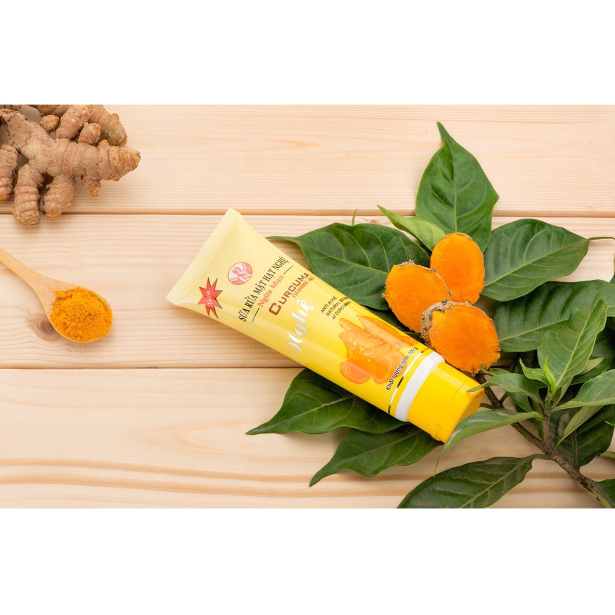 Sữa rữa mặt hạt nghệ mụn 100g