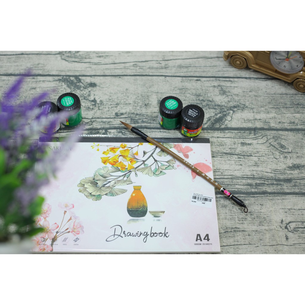 Vở Vẽ Dán Gáy A4 Sakura | Nhà Sách Đạo Hạnh