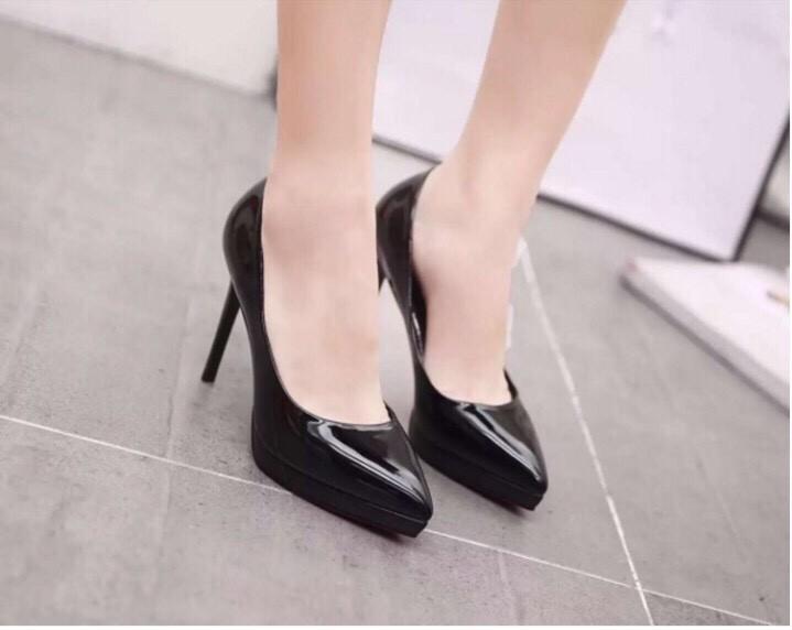 [HCM]GIÀY CAO GÓT ĐẾ ĐÚP MŨI NHỌN THỜI TRANG