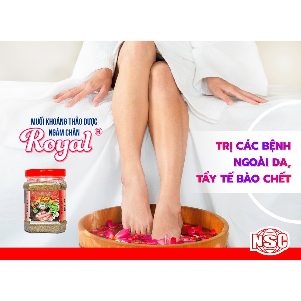 Muối khoáng thảo dược ngâm chân Royal