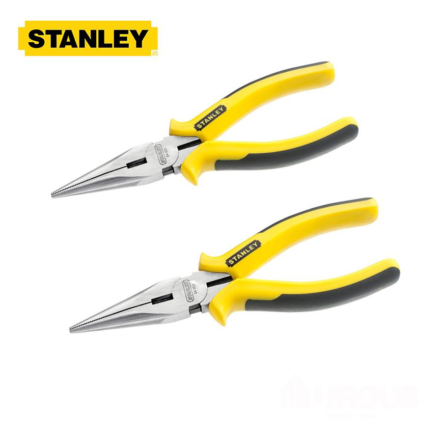 Kìm mỏ nhọn Stanley 84-032 20cm (Vàng)