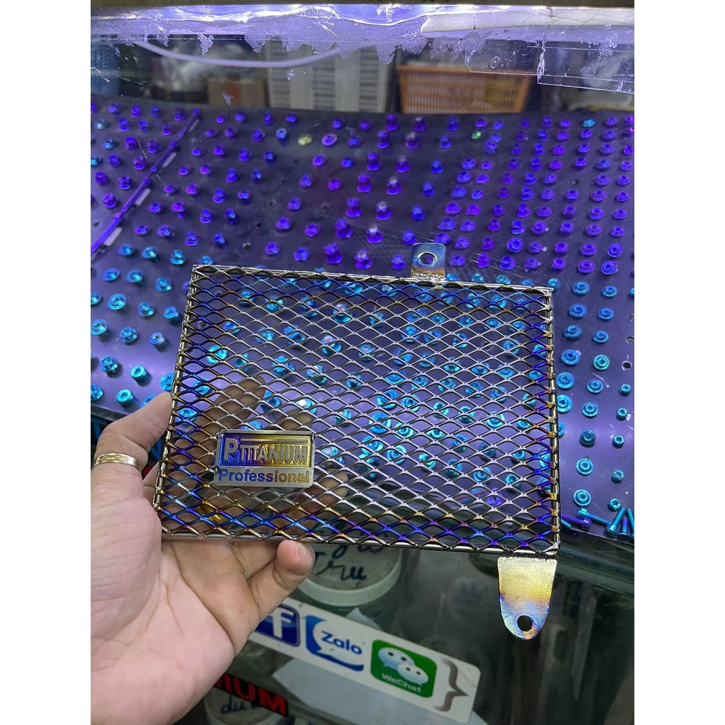 [P.titanium] Che két nước Sonic Winner Ex150 Ex155 Exciter Full Titan Lưới bảo vệ ko bị đá nhỏ văng vô