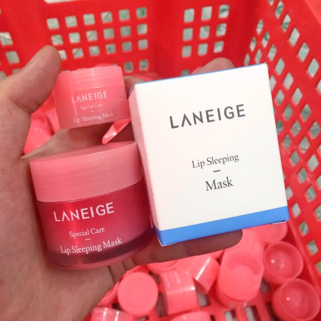 [HCM]MẶT NẠ NGỦ MÔI LANEIGE Dưỡng Môi+Tặng 1 cây bút chì xé