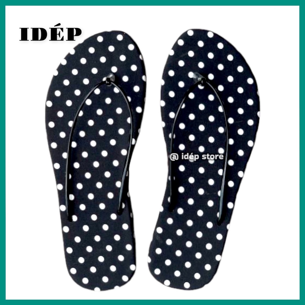 Dép cọng chỉ quai mảnh đế vải thổ cẩm thời trang siêu bền idép- dl209