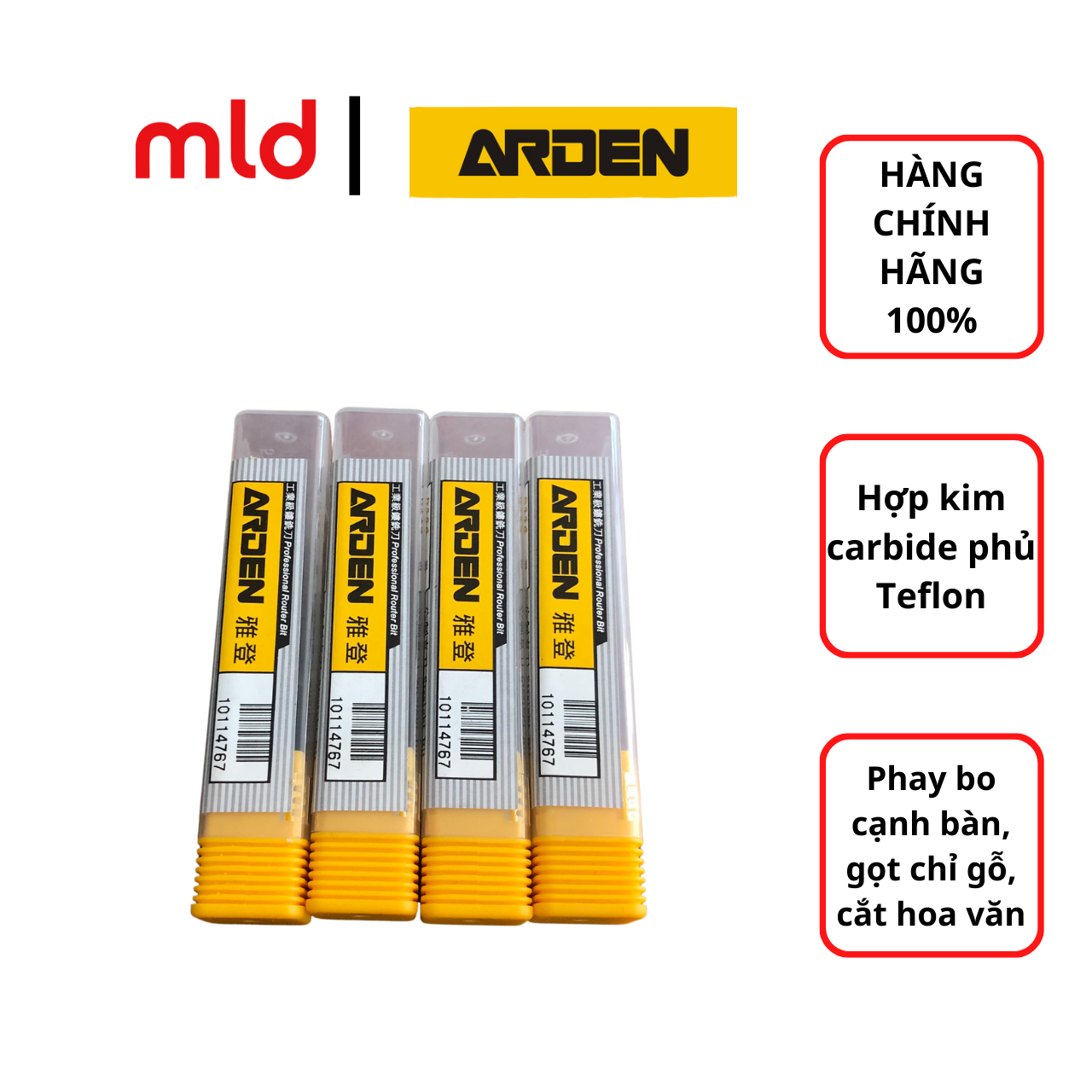 [HCM]Mũi phay gỗ Arden Mã: A0114767