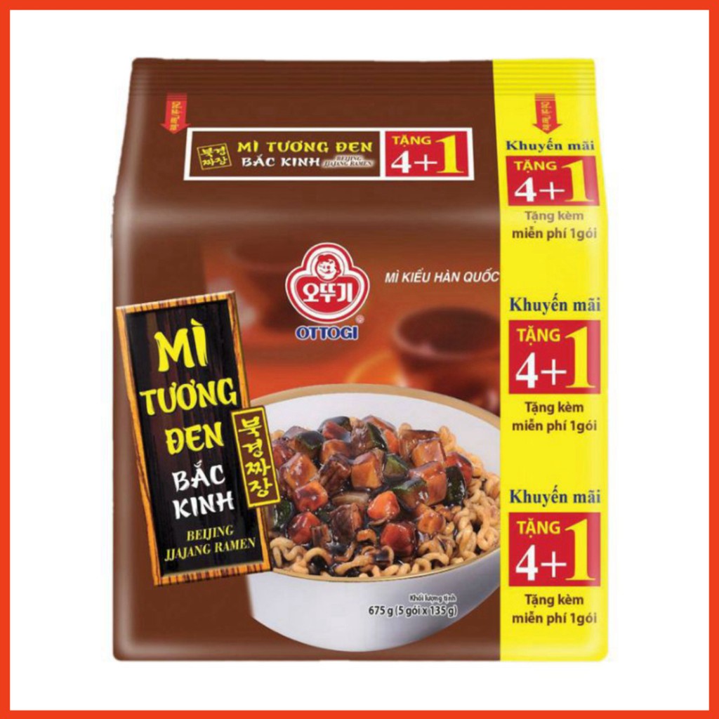 [FREESHIP️] - Mì Tương Đen Bắc Kinh Ottogi (5 Gói)