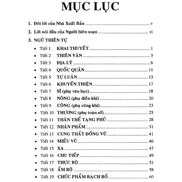 Ngũ Thiên Tự - Trình bày Việt - Hán - Nôm