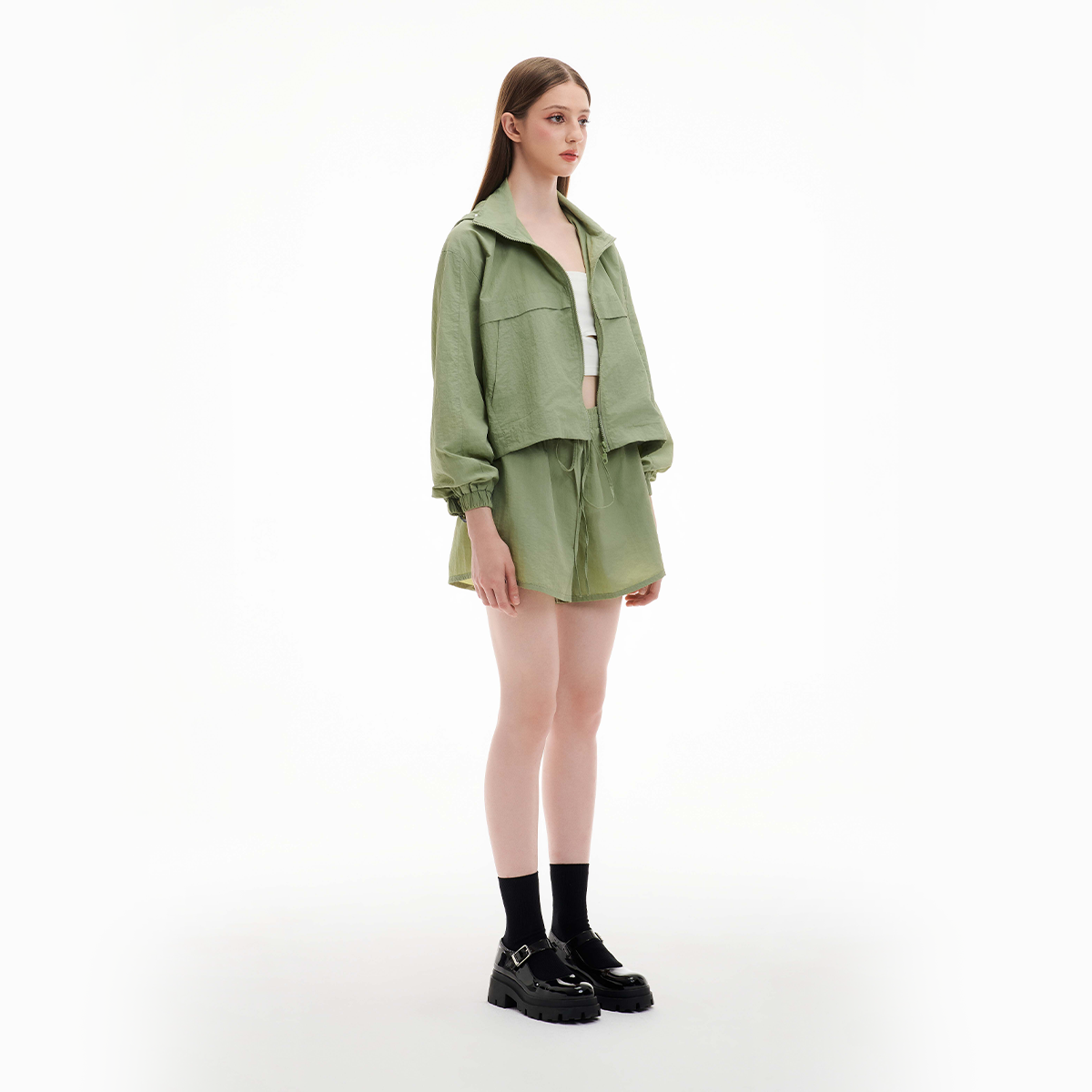 Dottie - quần short vải dù - q0330