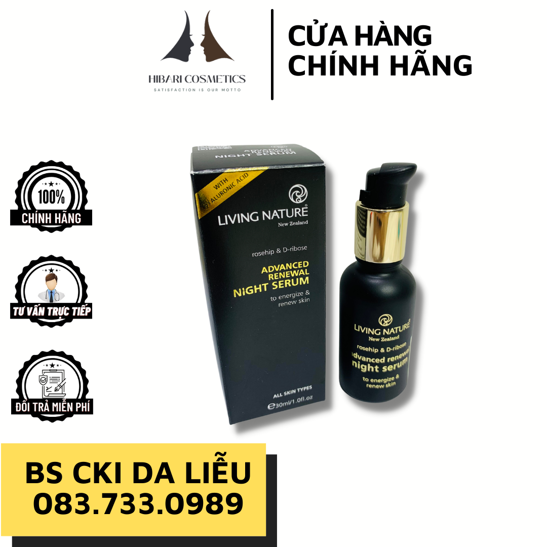 Serum moisturizing skin renewal night advanced Renewal Night Serum 30ml (new)-skin regeneration, help repel the signs of aging (skin sagging, wrinkles, crow's feet, tanning…), help the skin healthy, firm and smooth light more every day.