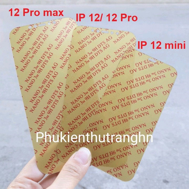 Dán cường lực dẻo Nano mặt trước chống vân tay IP 5G 6G 7G 8G 6 PLUS 7 PLUS 8 PLUS IP X XR XSMAX IP 11 11 PRO MAX IP 12 12 MINI 12 PRO MAX IP 13 13 MINI 13 PRO MAX IP 14 14 PLUS 14 PRO MAX IP 15 15 PLUS 15 PRO MAX siêu bền chống va đập FULL MÀN 98%