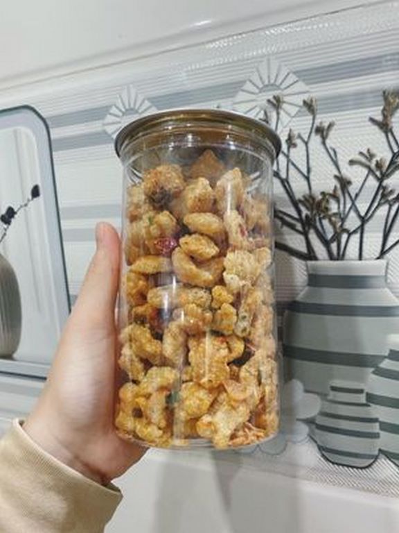 Tóp Mỡ Sấy Giòn Lon Pet 250G - Siêu Phẩm
