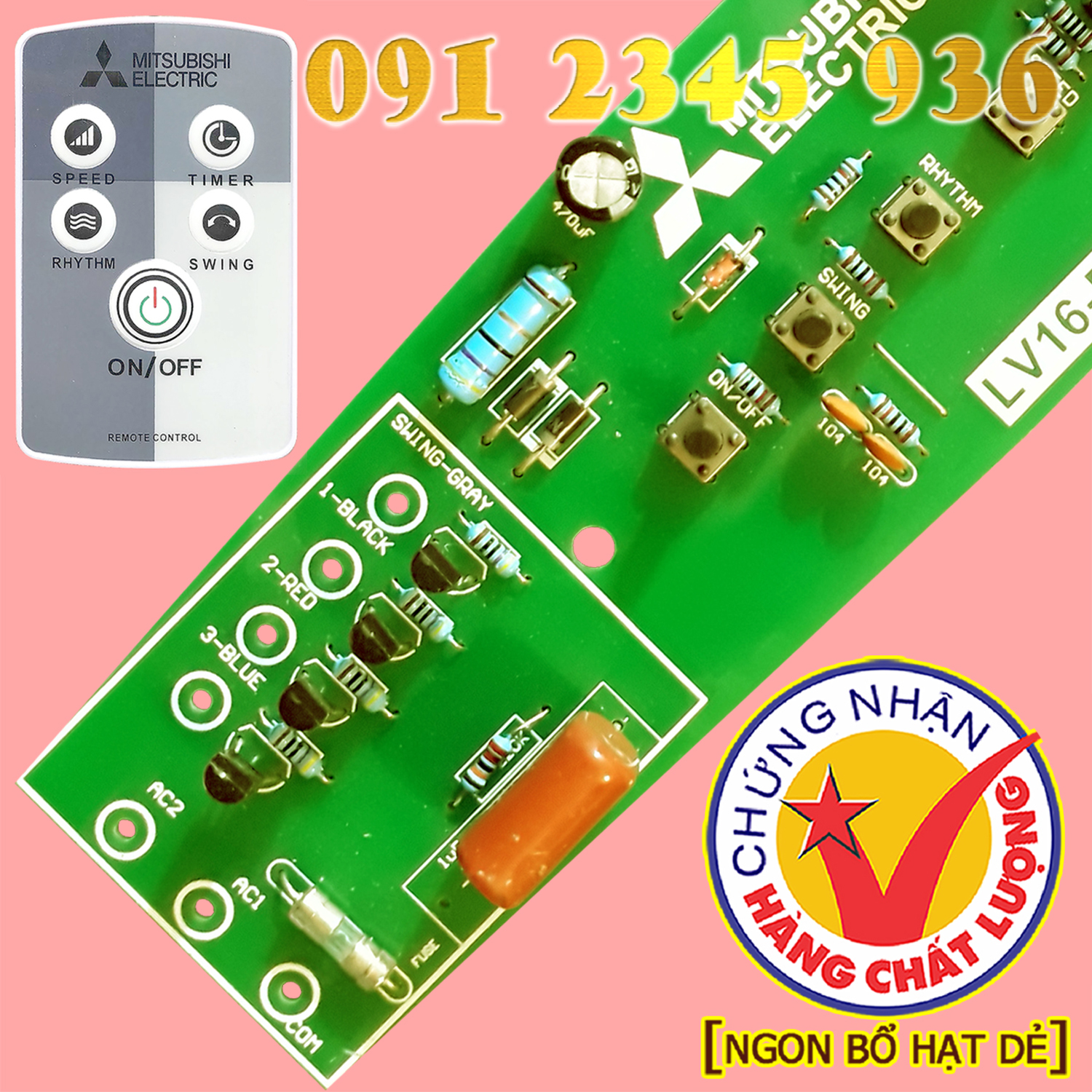 Mạch Quạt Đứng MITSUBISHI cho quạt mát