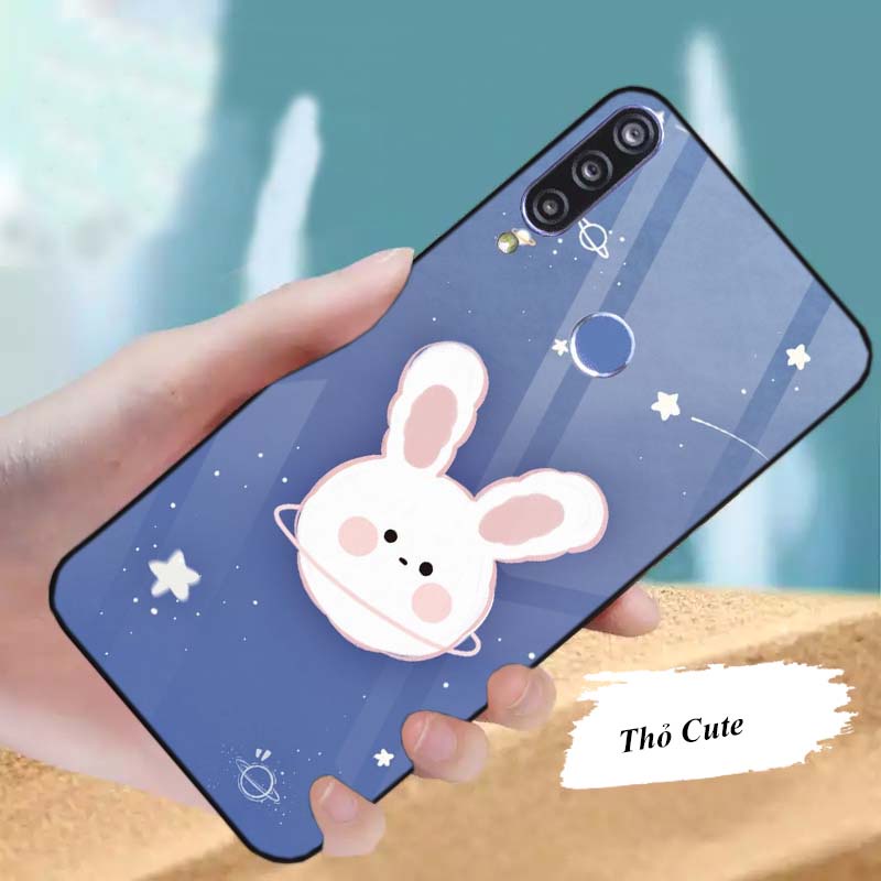 Ốp vsmart joy 3 lưng kính cường lực sáng bóng