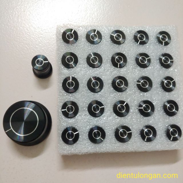 Nút volume nhôm cho ampli 1 vòng 26 nút