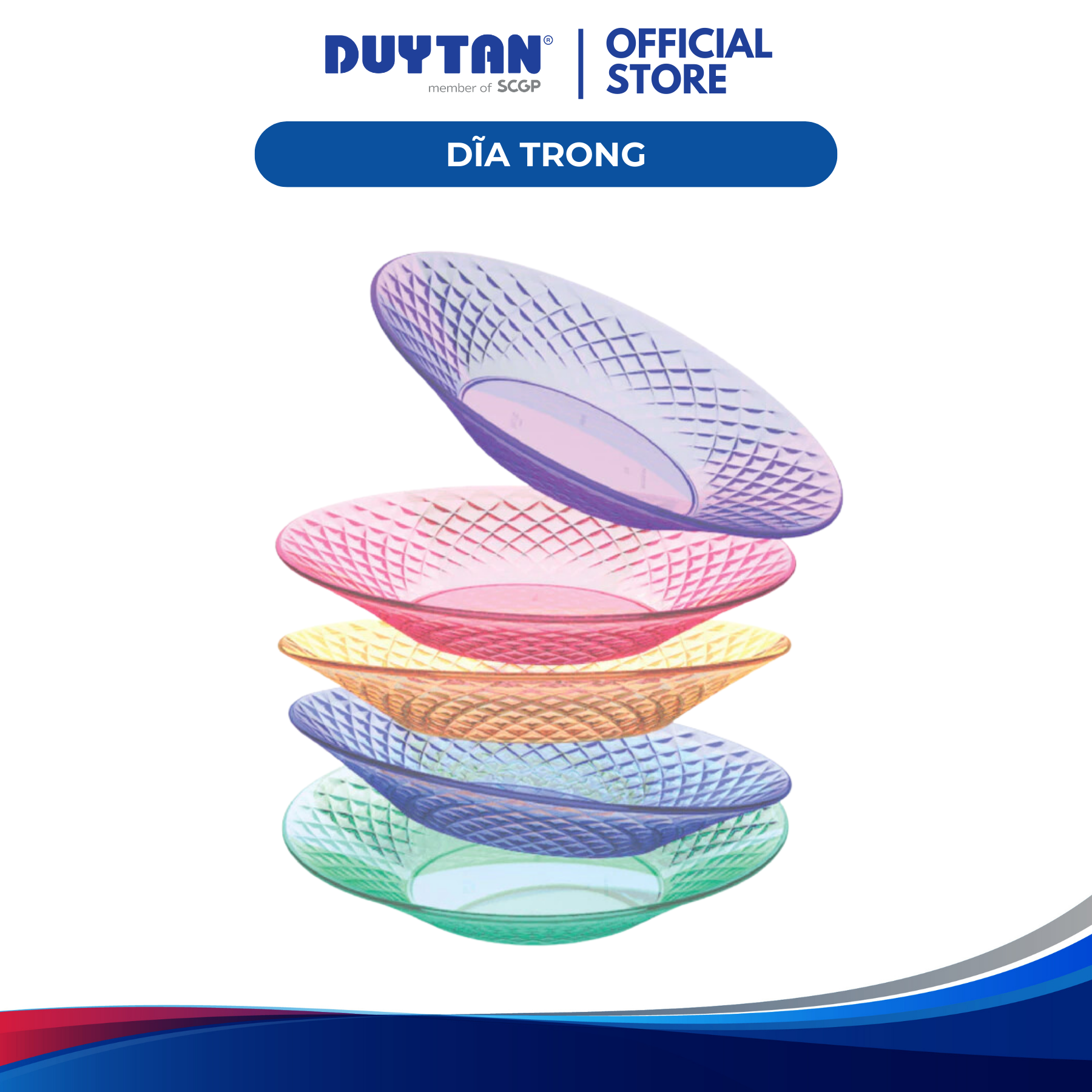 Dĩa Trong Duy Tân size 2T4 - 2T6 Đựng Thực Phẩm Bắt Mắt