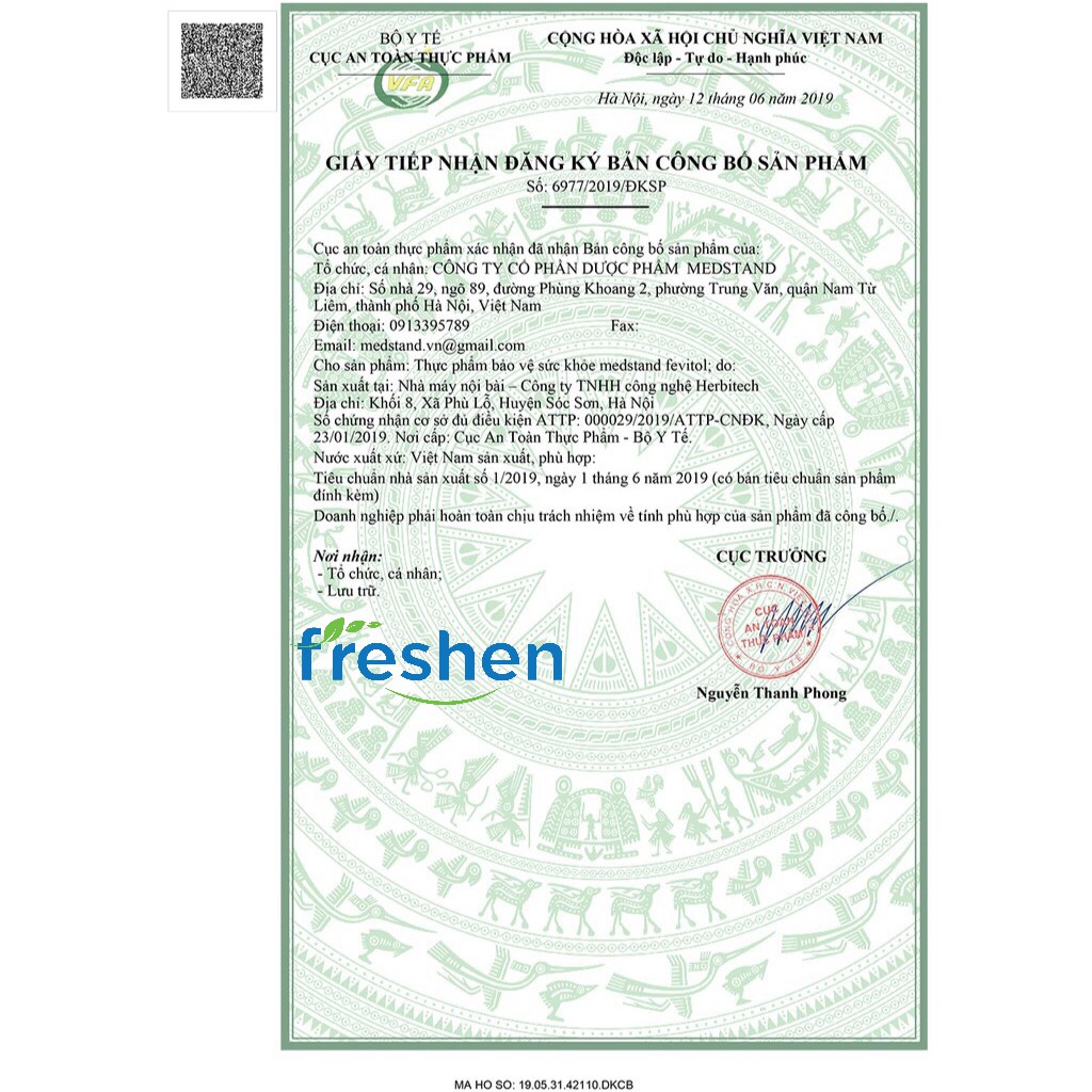 Thực phẩm bổ sung sắt MEDSTAND FEVITOL